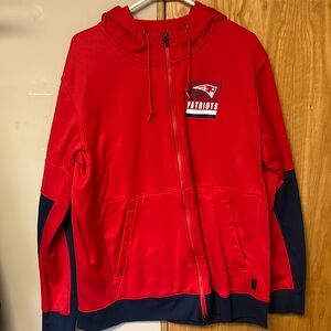 Nike New England Patriots Full Zip Hooded Sweatshirt